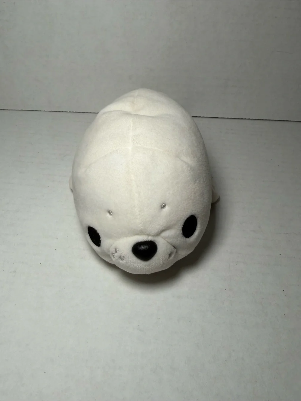 White Baby Seal Plush Stuffed Animal Toy